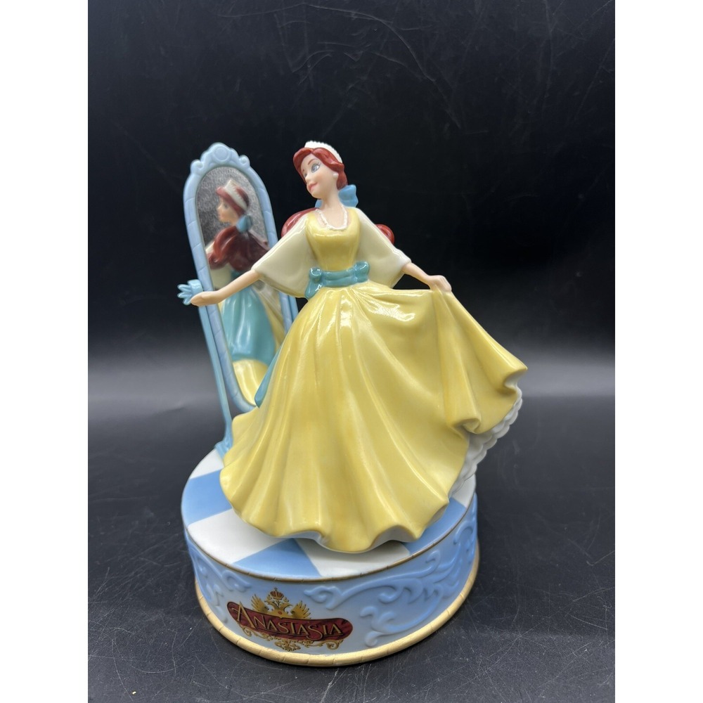 Very RARE 1997 Disney Anastasia w Mirror Figurine The San Francisco Music BoxCo.
